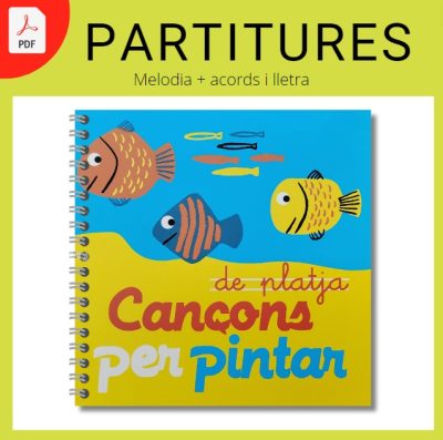 Cançons de platja per pintar - partitures